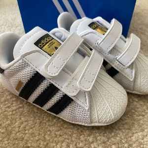 Adidas baby superstar sneakers